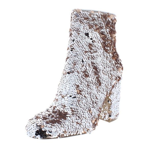 Steve Madden Georgia Sequin Booties 8 - Picture 4 of 7